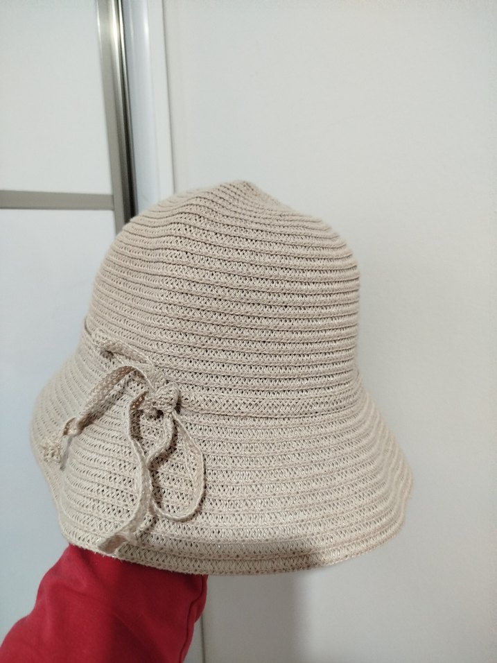 Bej Örgü Kadın Şık Şapka - Görsel 3
