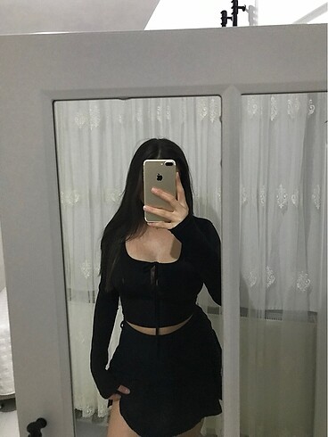 LC Waikiki siyah crop
