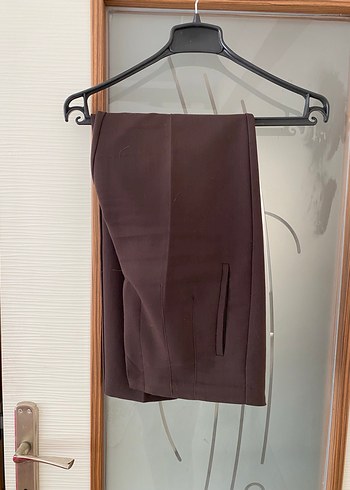 Kahverengi Kadın Kumaş Pantolon