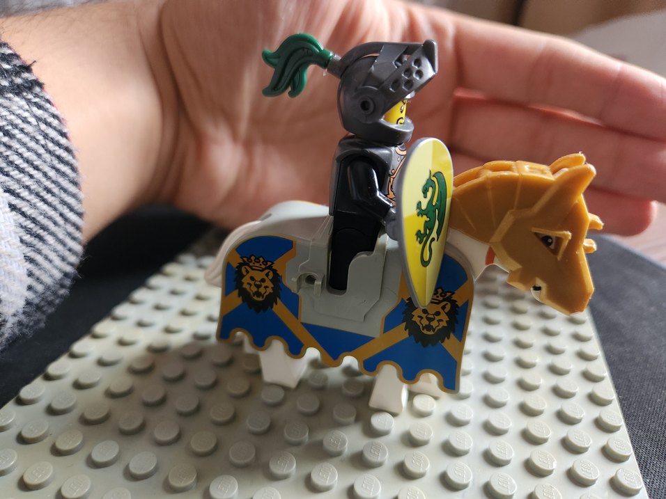 Lego Zırhlı At Vintage - Görsel 2