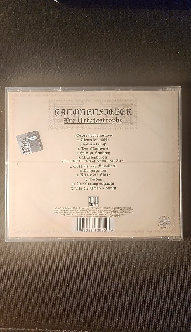 Kanonenfieber-Die Urkatastrophe Cd 2024 - Görsel 2