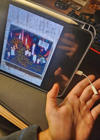 Beyaz USB-C Kulaklık Adaptörü - Görsel 2