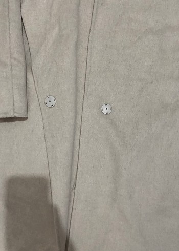 H&M Bej Uzun Kadın Kaban
