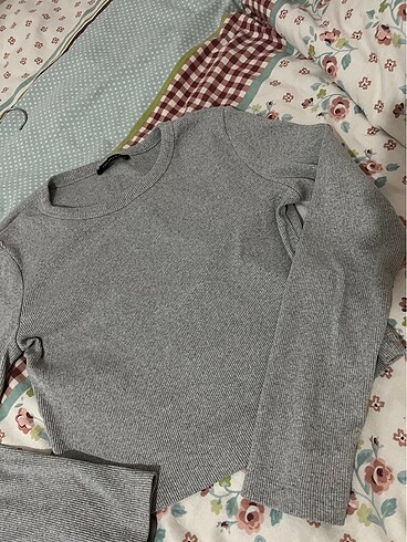 Trendyolmilla crop uzun kollu bluz