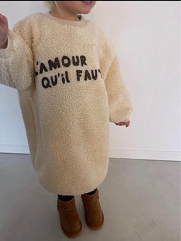Zara La?ciel Paris Peluş Elbise