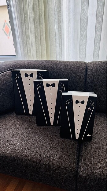 Damat bohçası için kutu sadece 1 kere kullanılmıştır