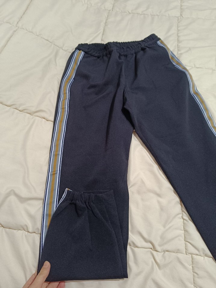 Kadın Gri Mavi Elastik Bel Rahat Eşofman Altı - Görsel 2