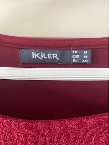 m Beden bordo Renk İkiler marka bordo elbise