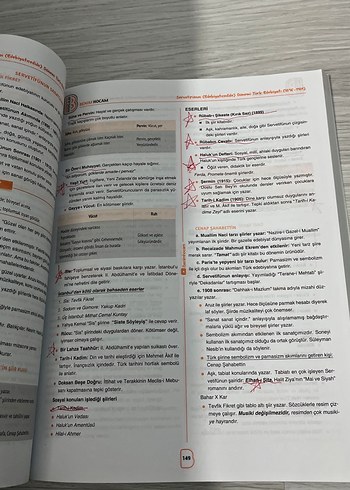 Beden Benim Hocam Yayınları AYT Türk Dili ve Edebiyatı Ders Notları