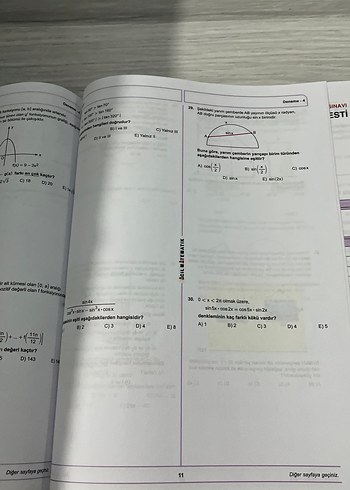 Beden Acil Matematik 8li ayt denemesi