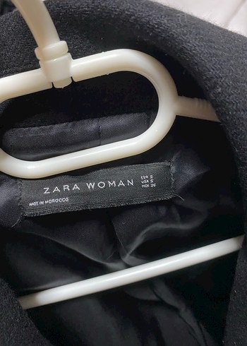 Siyah Uzun Kadın Kaban - Görsel 6