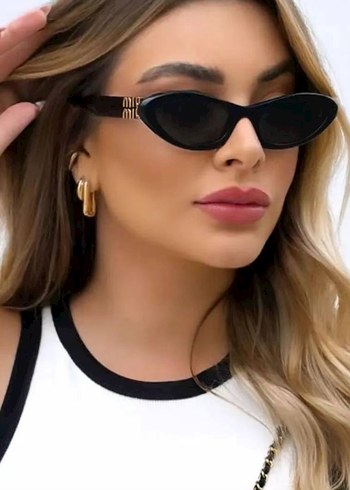 Miu Miu Miu Miu Parlak Kahverengi Kadın Gözlüğü