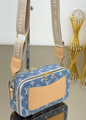 Diğer Louis Vuitton Mavi Denim Kadın Çapraz Çanta