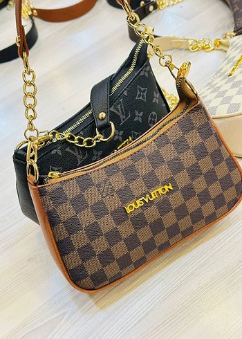 Louis Vuitton Zincir Detaylı Modern Klasik Çapraz Çanta