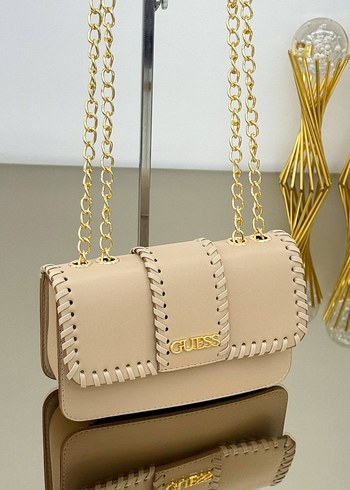 guess Zincir Detaylı Deri Kadın Çanta