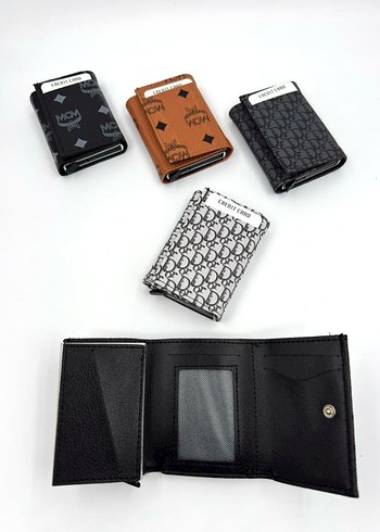 Siyah Ekose Desenli Modern Klasik Erkek Cüzdanı - Görsel 3