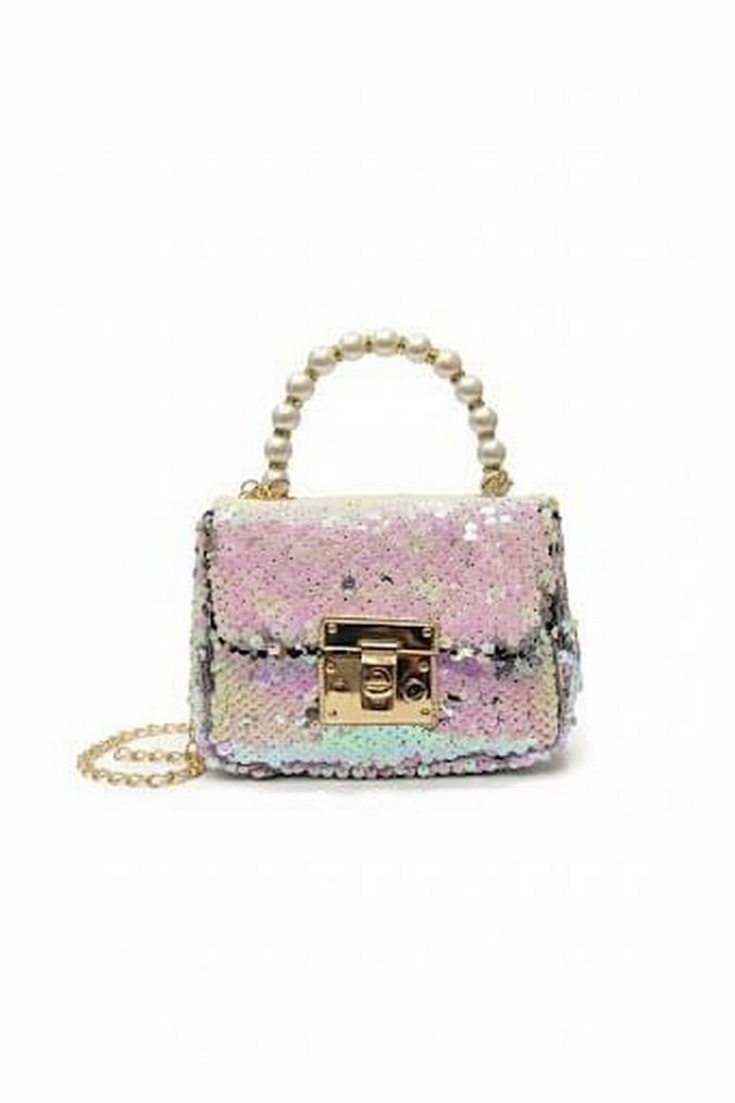 Boncuklu Pembe çocuk Çanta - Görsel 2