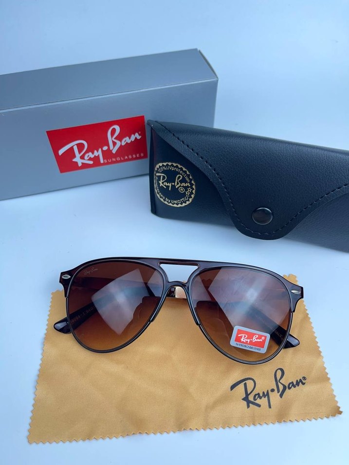 Ray-Ban Erkek Klasik Kahverengi Güneş Gözlüğü - Görsel 2
