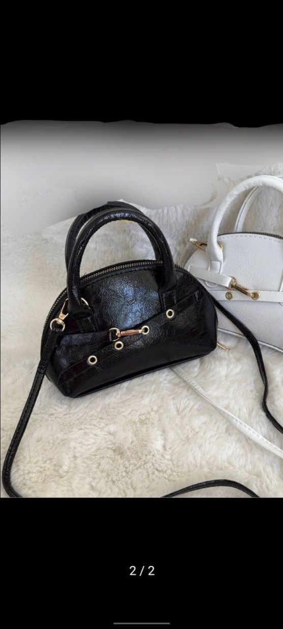 Kürk Detaylı Leopar Desenli Deri Kadın Çanta - Görsel 3