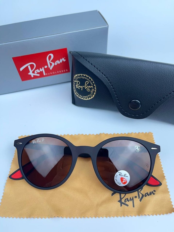 Ray-Ban Erkek Koyu Kahverengi Klasik Güneş Gözlüğü - Görsel 2