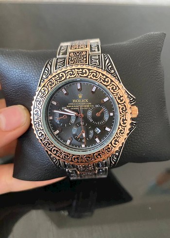 Rolex Siyah Modern Klasik Erkek Saati