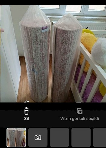 Pembe Pastel Desenli Baskılı Halı
