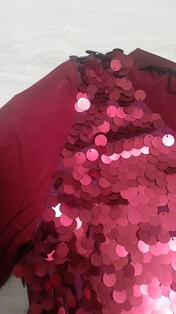 Payetli bluz - Görsel 3