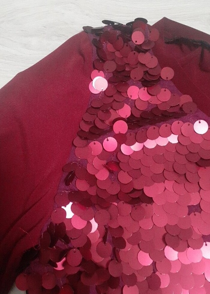 Payetli bluz - Görsel 3