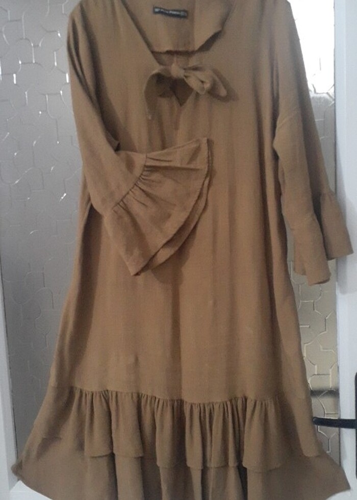 Fırfırlı elbise - Görsel 2