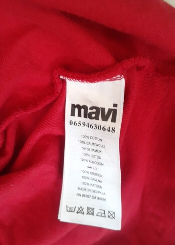 Mavi marka tsört - Görsel 3