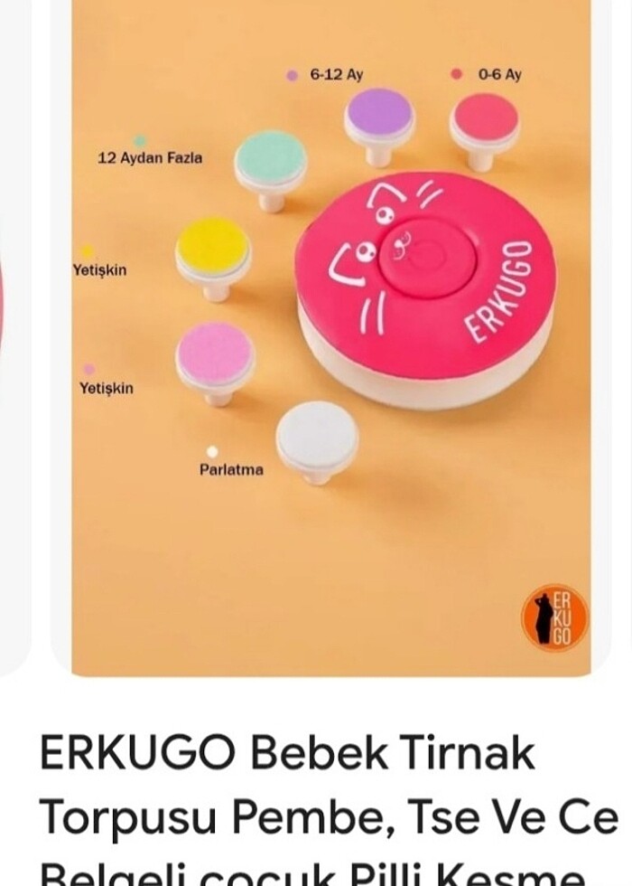 Bebek manikür seti - Görsel 2