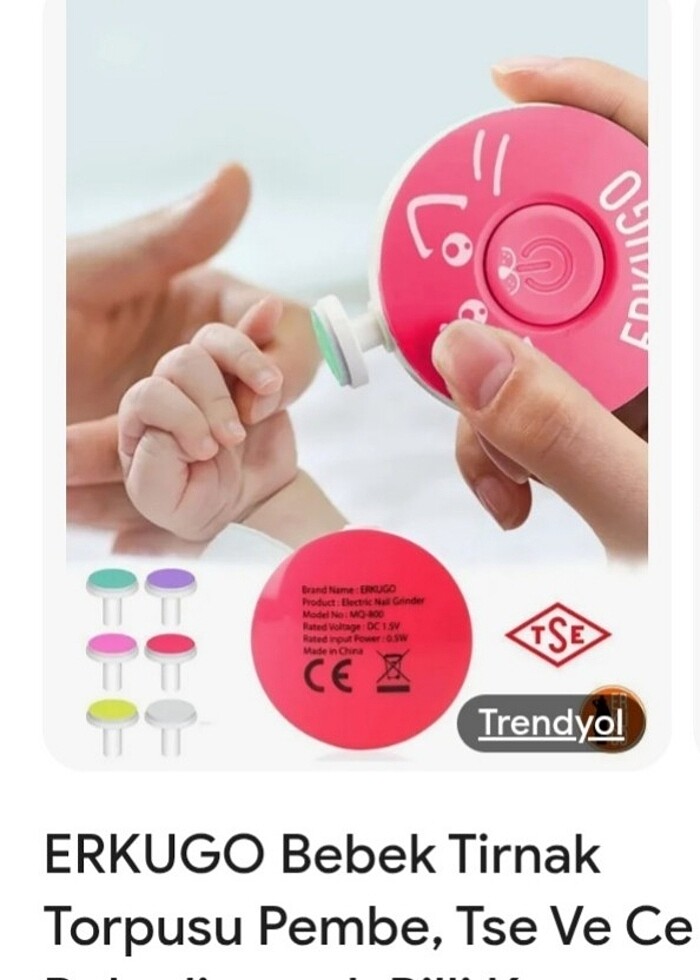 Bebek manikür seti - Görsel 3