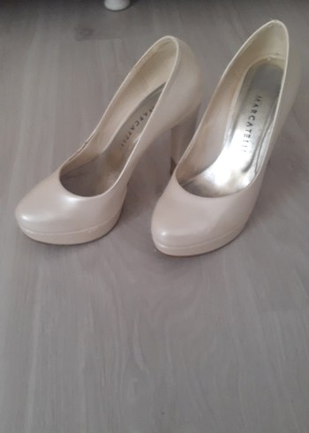 MARCQTELLI Beyaz Platform Topuklu Kadın Abiye Ayakkabı - Görsel 5