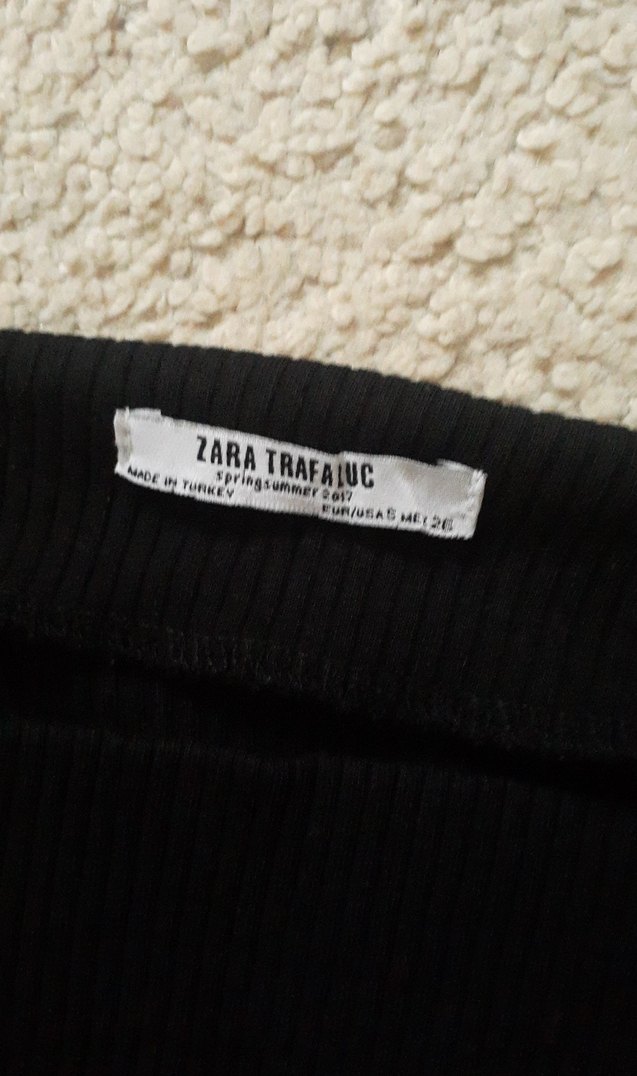 ZARA Uzun Kollu Siyah Kadın Bluz - Görsel 2