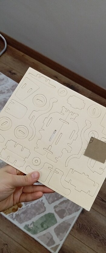  Ahşap maket klasik araba