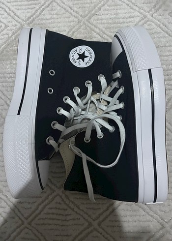 CONVERSE Siyah Platform Topuklu Kadın Spor Ayakkabı