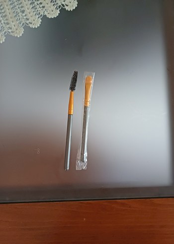 Gri ve Bej Makyaj Fırçası Seti