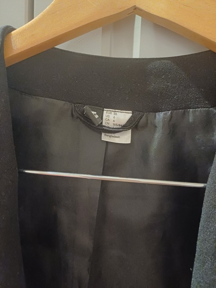 Fermuarlı Siyah Kadın Blazer Ceket - Görsel 2