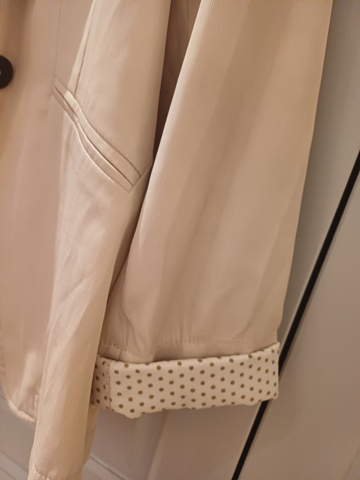 bej blazer ceket - Görsel 2