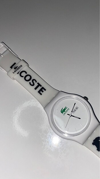 Lacoste beyaz saat
