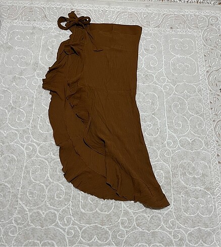 Plaj Volanlı Etek - Görsel 2