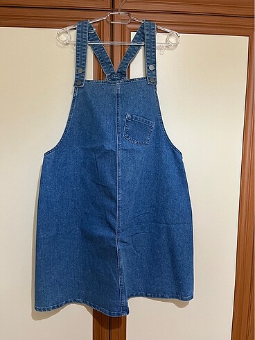 LC Waikiki Hamile Jean Salopet Elbise