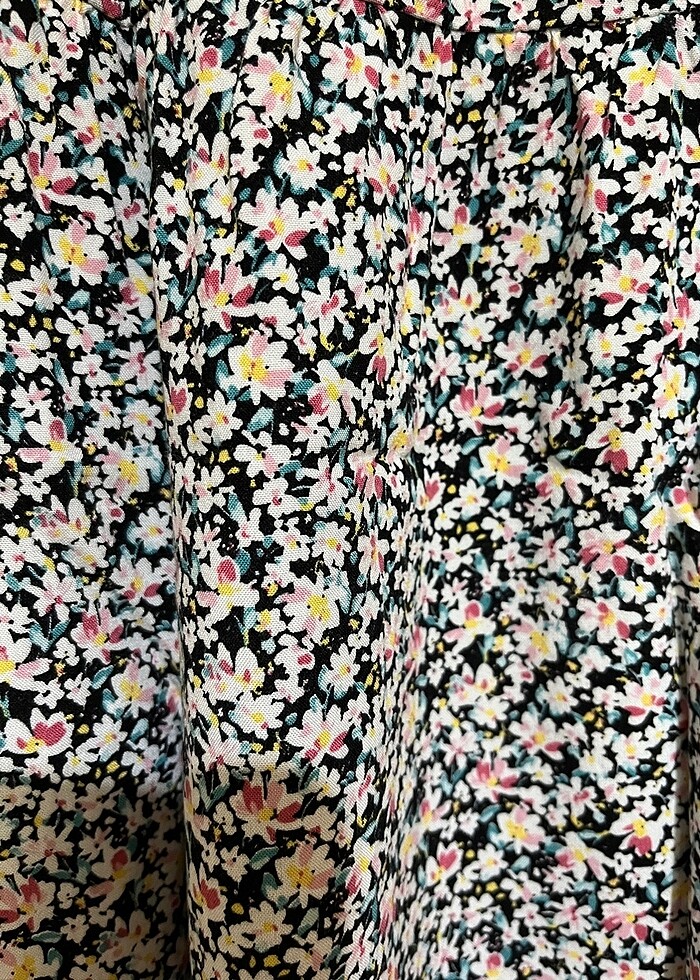 Çiçekli Hamile Elbisesi - Görsel 3