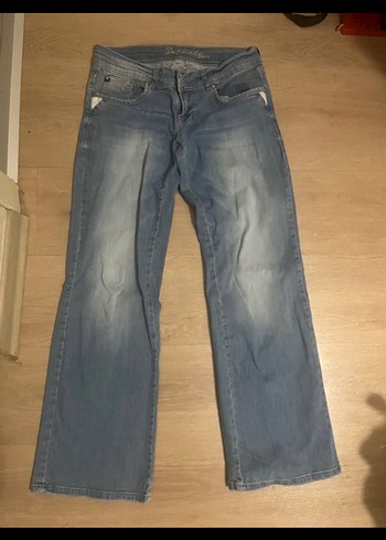 Zara Düğmeli Lacivert Kadın Mini Kot Etek