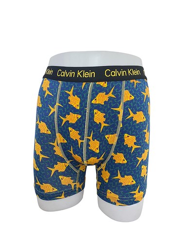 Calvin Klein Renkli Desenli Erkek Boxer