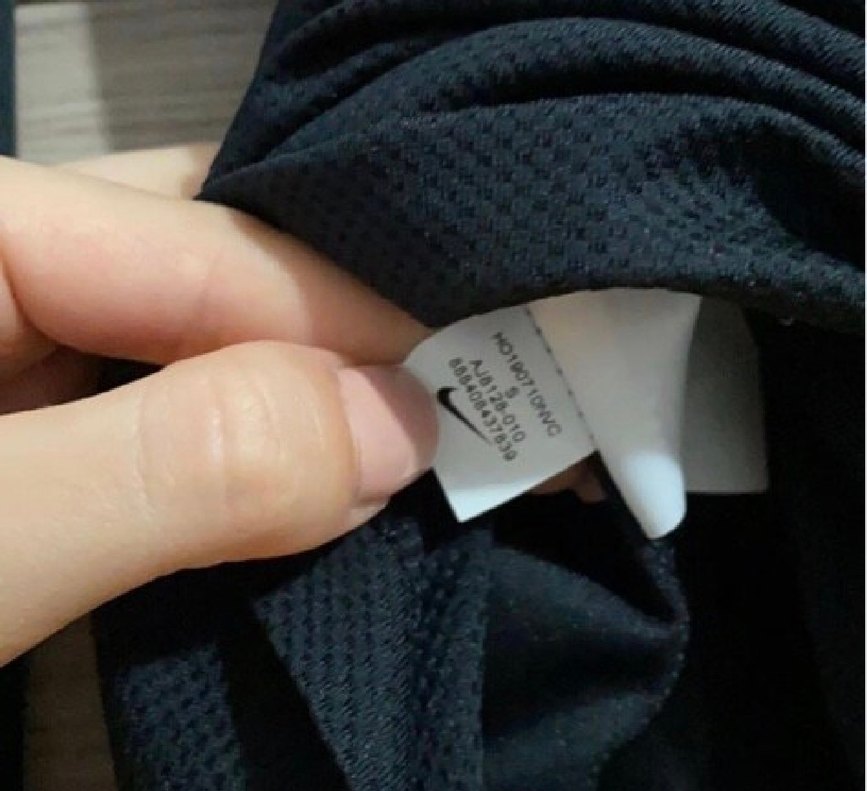 Nike Siyah Uzun Kollu Spor Tişört - Görsel 5