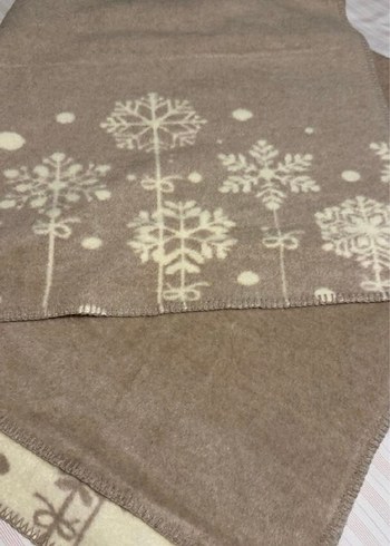 Bej ve Gri Desenli Çocuk Battaniyesi - Görsel 2