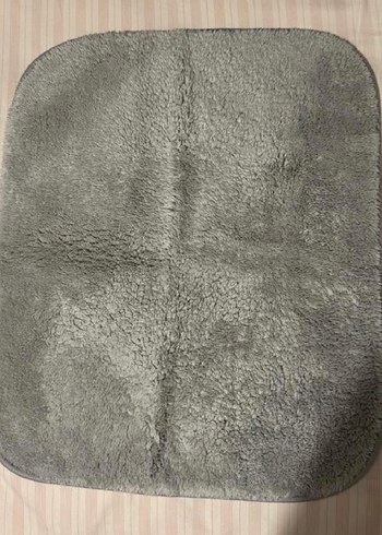 Gri Modern Düz Dokulu Banyo Paspası - Görsel 4