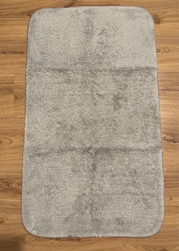 Gri Modern Düz Dokulu Banyo Paspası - Görsel 2