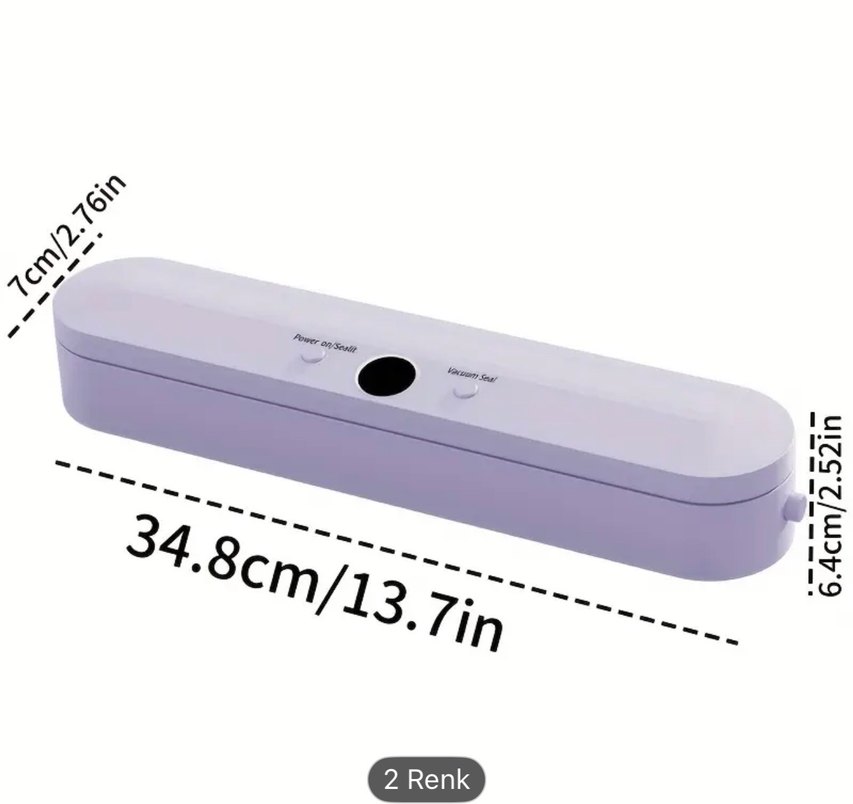 Beyaz Vakumlu Gıda Paketleme Makinesi - Görsel 3